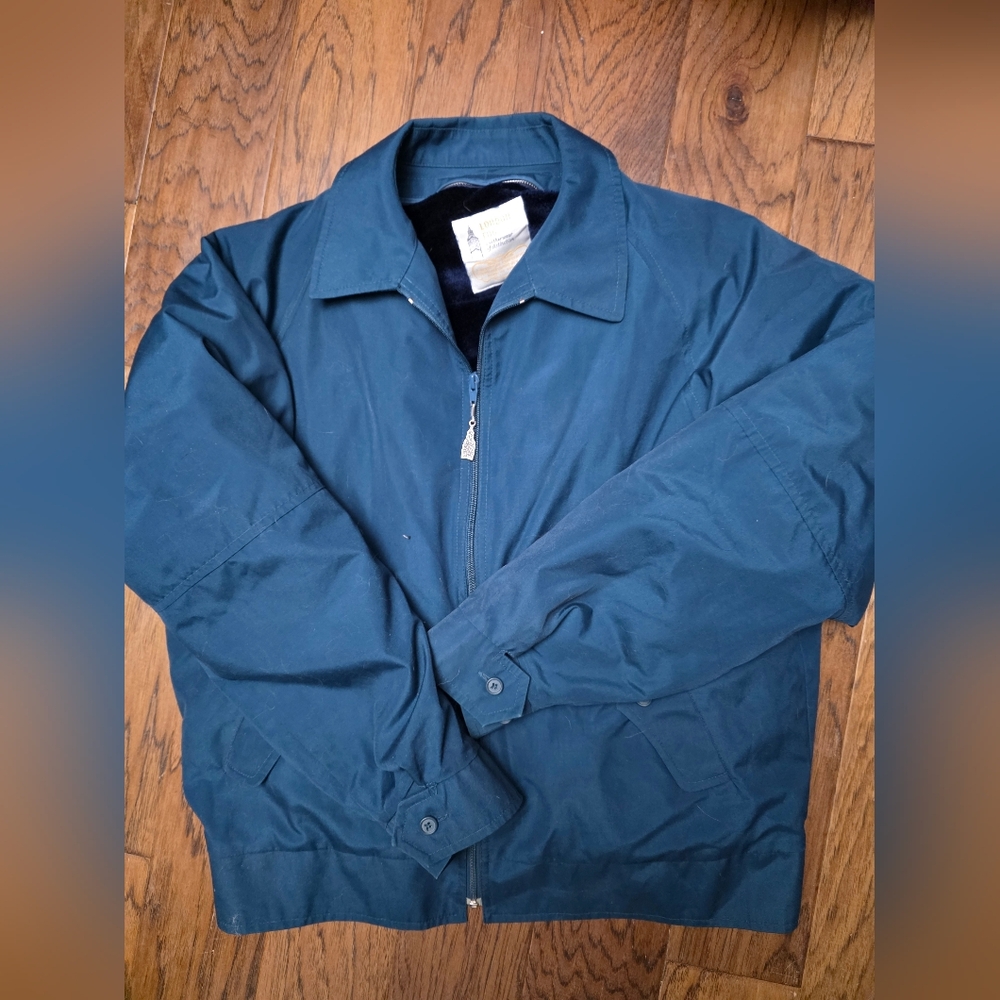 London Fog Men's Blue Jacket soft liner sz 46 r